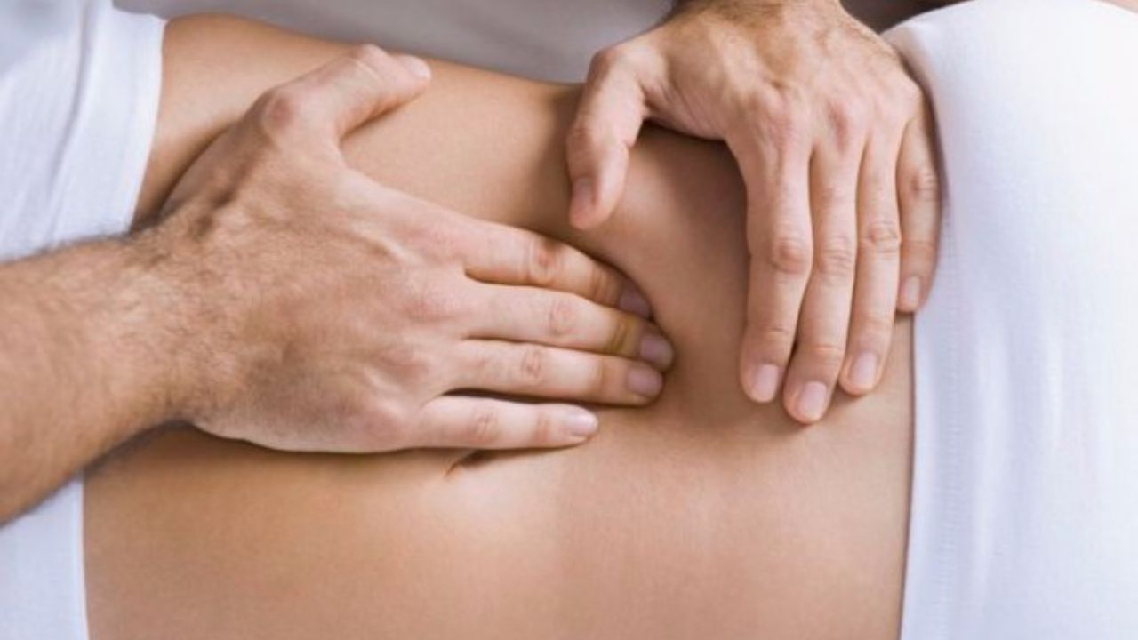 изображение Абдоминальный массаж — массаж внутренних органов живота. 1 ступень